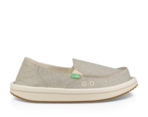 Sanuk Womens Donna Rocker Beige Shoes | IPMNYU941